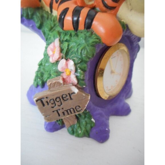 Disney Pooh TIGGER Time Miniature Desk Watch Clock not working, untested - Picture 3 of 7
